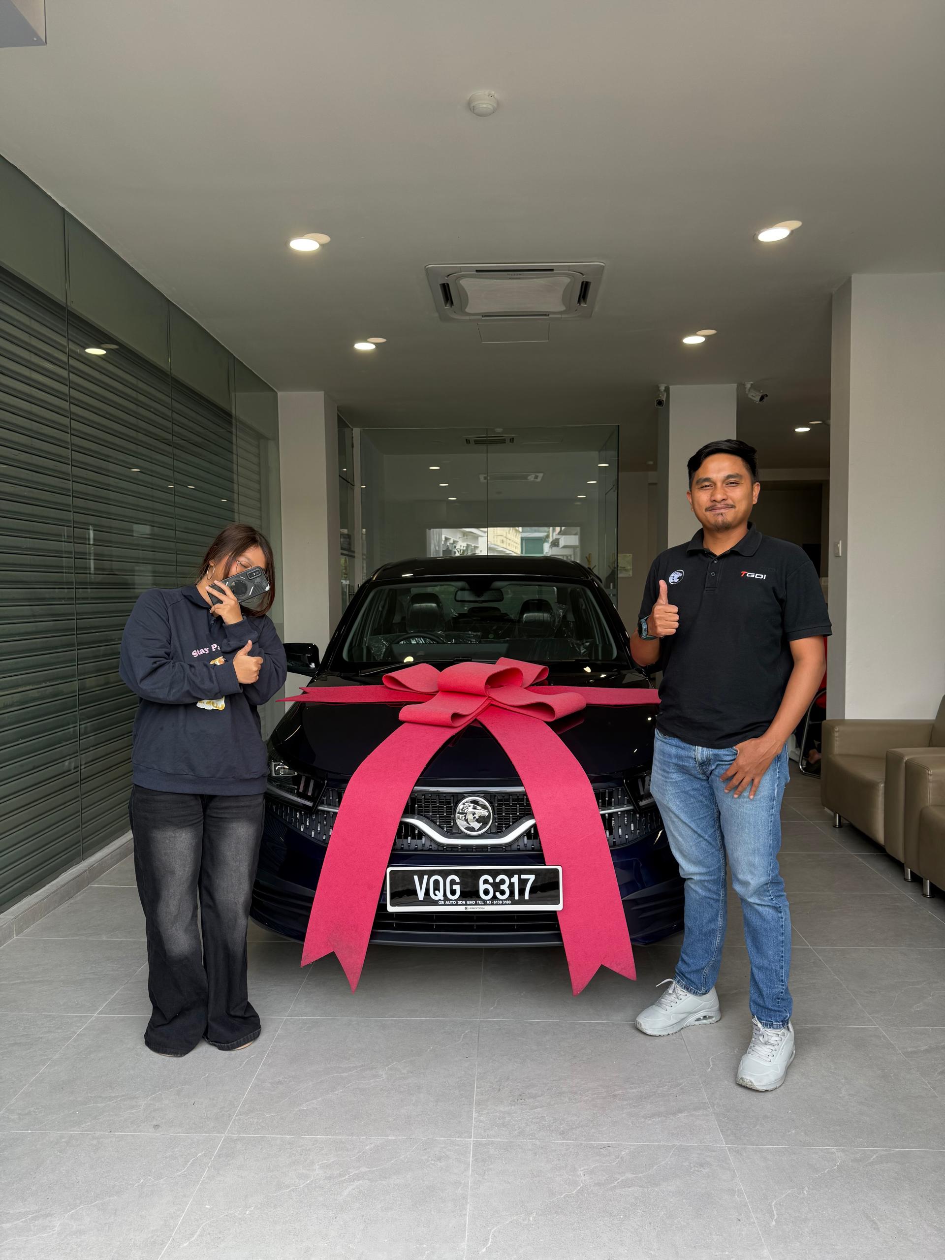 Serahan kereta customer 6